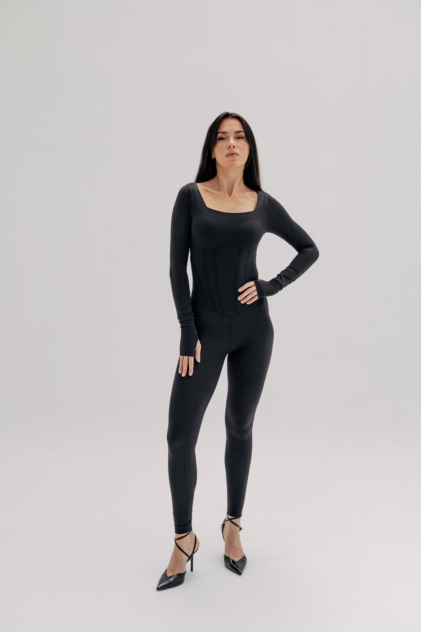 Long Sleeve Skinny Solo Bodysuit