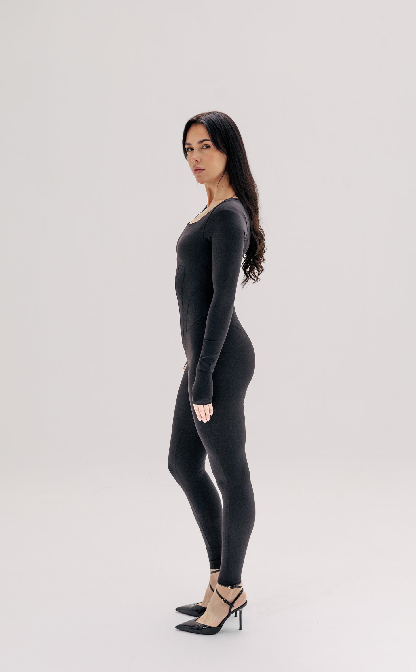 Long Sleeve Skinny Solo Bodysuit