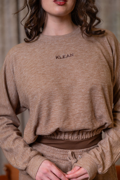 Warm Caramel Sweat Top