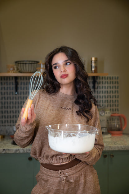 Warm Caramel Sweat Top