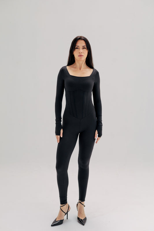 Long Sleeve Skinny Solo Bodysuit